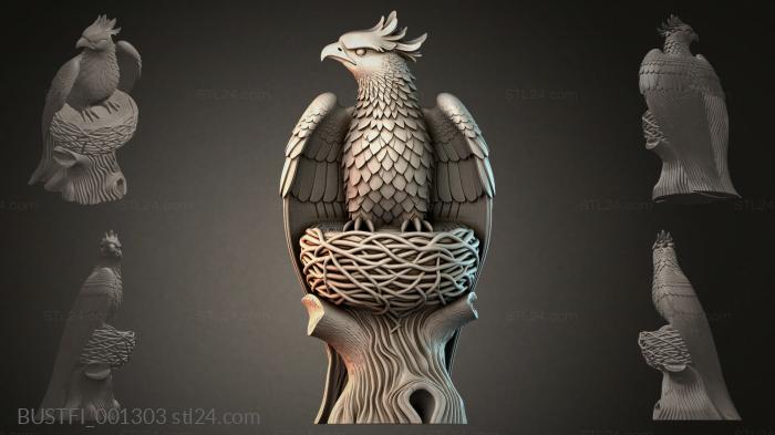 Owl on the nest 3d STL model