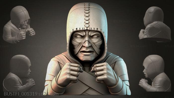 Hooded bust 3d STL model