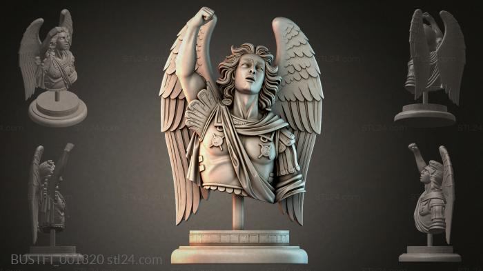 Angel sculpture 3d STL model