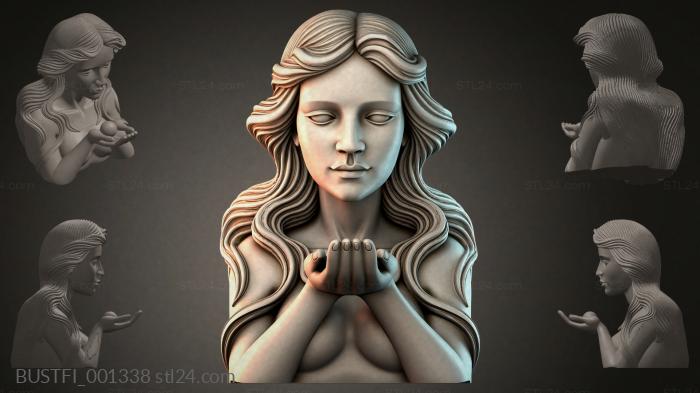Girl with a Cup 3d STL model