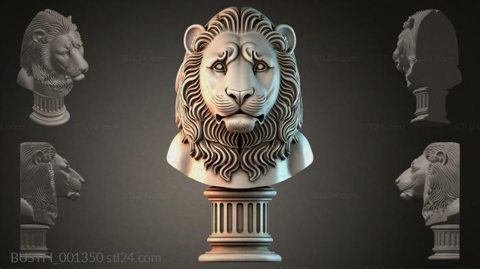 Lion on a Pedestal 3d STL model