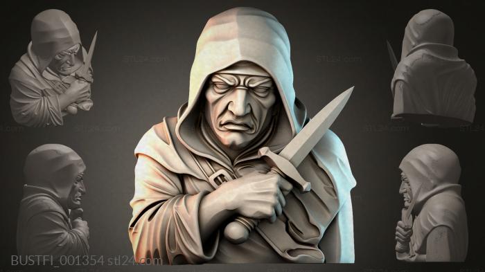 Dwarf with a Dagger 3d STL model