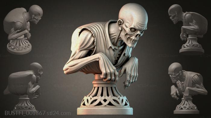 Skeleton Bust 3d STL model