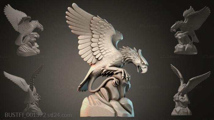 Griffin on a Pedestal 3d STL model