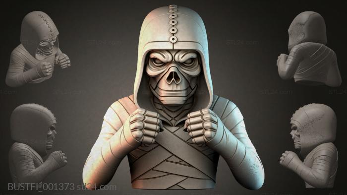 Hooded Fighter Action Figure 3d STL model