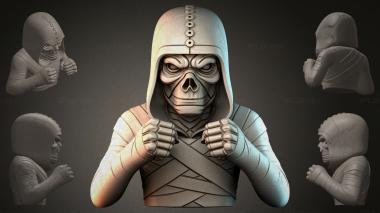 Fantasy busts Hooded Fighter Action Figure 3d model