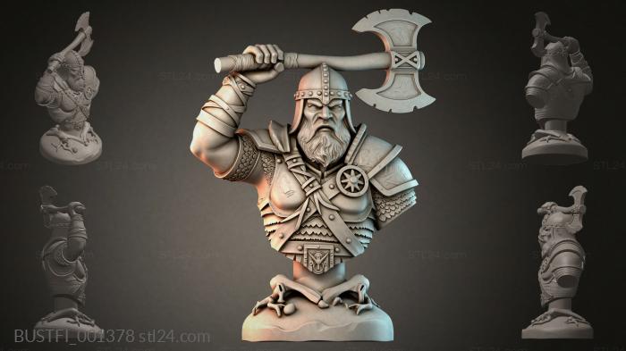 Scandinavian Warrior 3d STL model