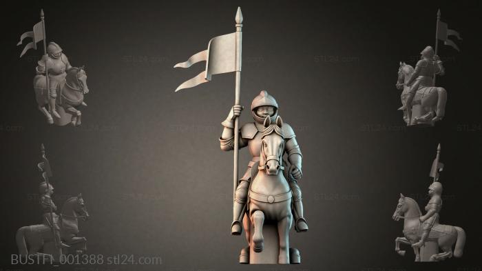 Knight on Horseback 3d STL model