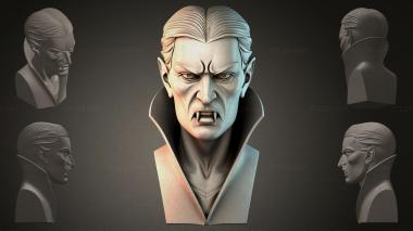 Fantasy busts Vampire Bust 3d model