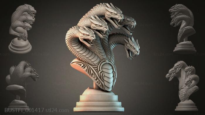 Three-Headed Snake 3d STL model