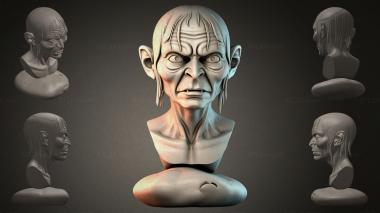 Fantasy busts Goblin Bust 3d model