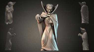 Fantasy busts Vampire Statue in a Cape 3d model