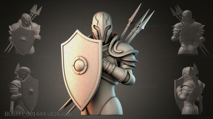 Бюсты фэнтези (BUSTFI_001444) 3D модель для ЧПУ станка