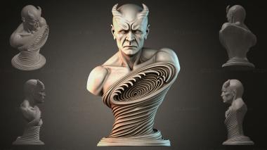 Fantasy busts Demon Bust 3d model
