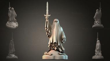 Fantasy busts Ghost with a Sword 3d model
