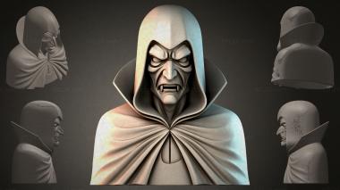 Fantasy busts Vampire Hood 3d model