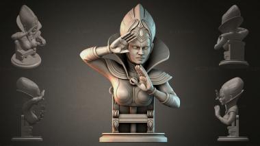Fantasy busts Alien Bust 3d model