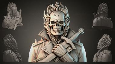 Fantasy busts Warriors Skull 3d model