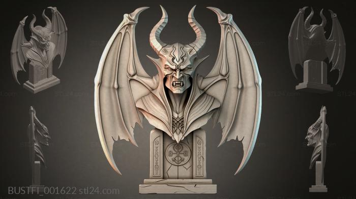 Бюсты фэнтези (BUSTFI_001622) 3D модель для ЧПУ станка