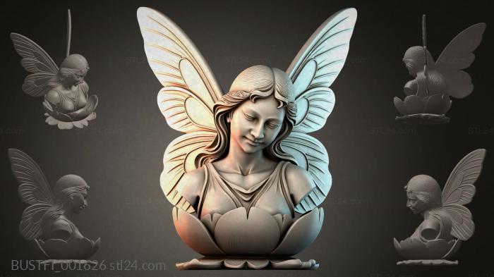 Бюсты фэнтези (BUSTFI_001626) 3D модель для ЧПУ станка