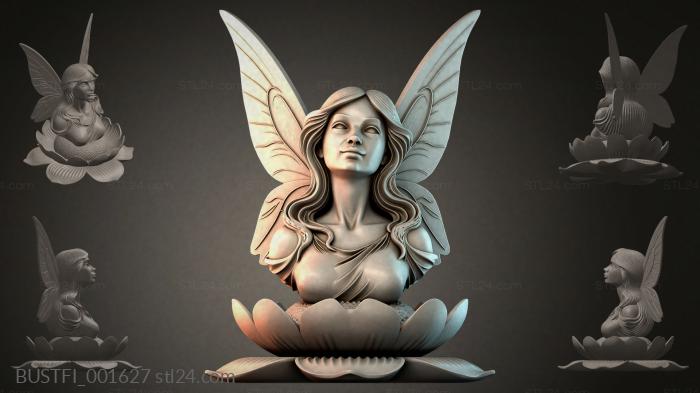 Бюсты фэнтези (BUSTFI_001627) 3D модель для ЧПУ станка