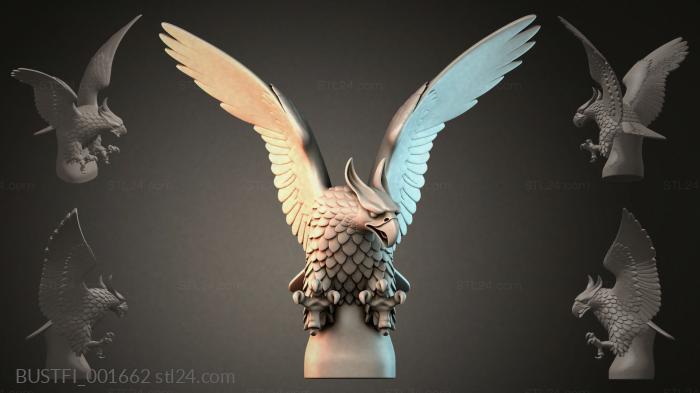 Бюсты фэнтези (BUSTFI_001662) 3D модель для ЧПУ станка