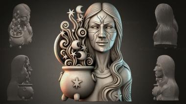 Fantasy busts BUSTFI_001712 3d model