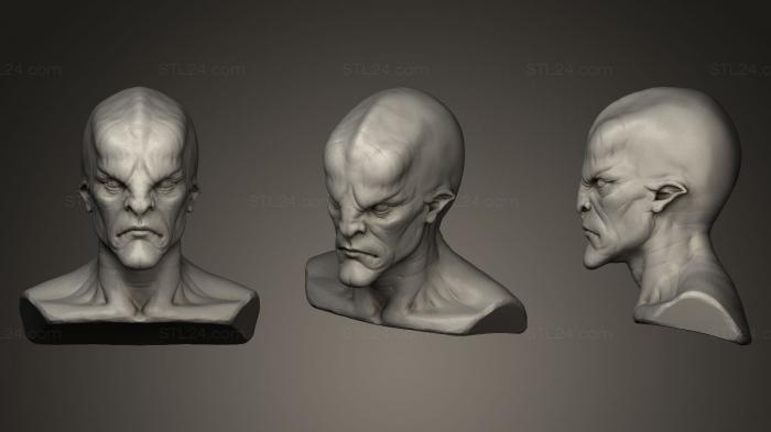Alien Head Sculpt 2