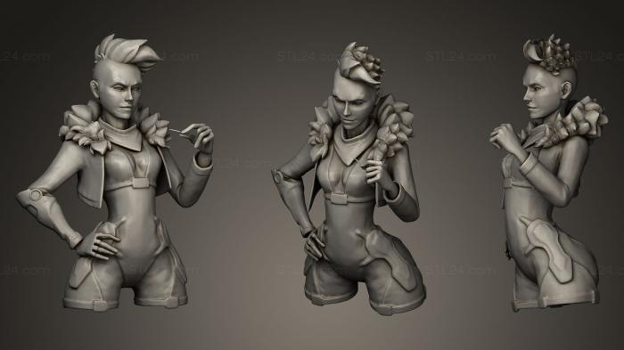 Busts of heroes and monsters (Open test for Room8 Studio, BUSTH_0376) 3D models for cnc