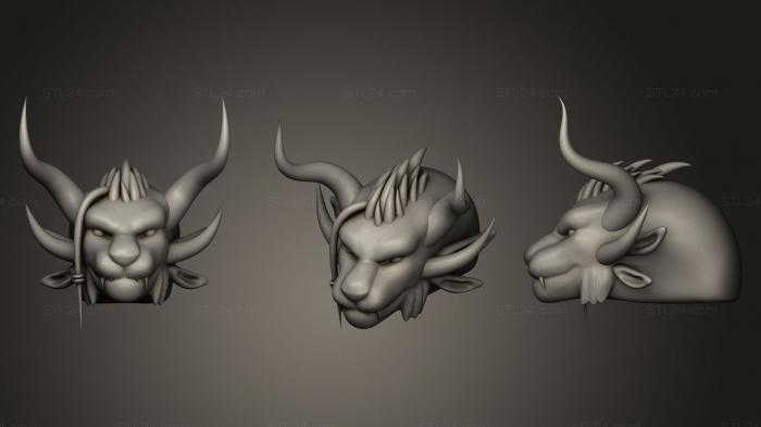 Busts of heroes and monsters (Poorly Sculpted Warrick, BUSTH_0389) 3D models for cnc