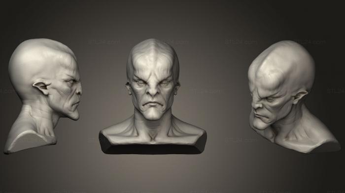 Alien Head Sculpt 2