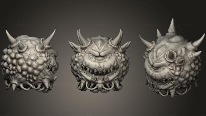 Busts of heroes and monsters (Cacodemon  Doom Classic, BUSTH_0508) 3D models for cnc