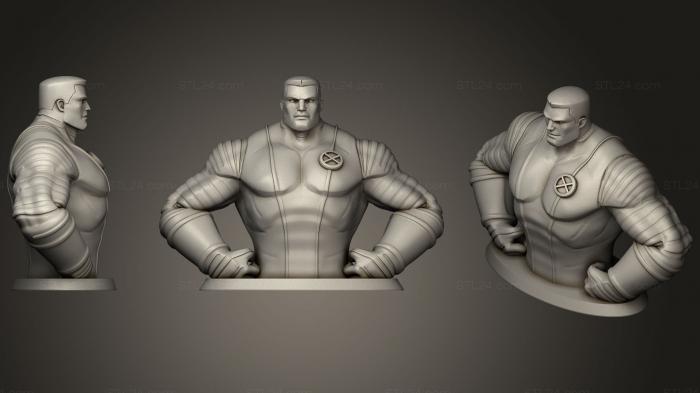Бюсты монстры и герои (Бюст Колосса (Высокое разрешение), BUSTH_0524) 3D модель для ЧПУ станка