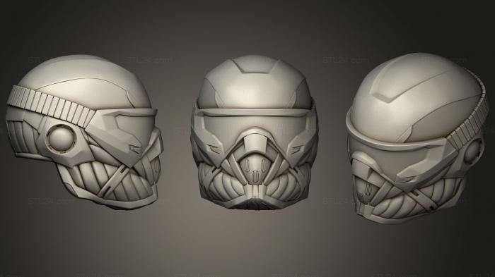 Busts of heroes and monsters (Crysis 3 Nanosuit Helmet, BUSTH_0529) 3D models for cnc