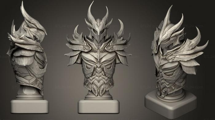 Daedric Armor Bust  Combined