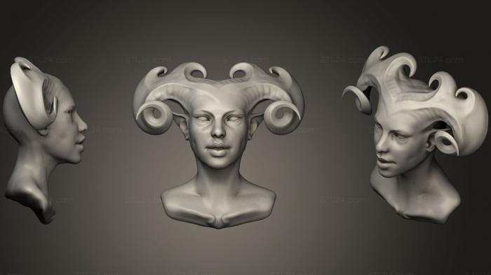 Busts of heroes and monsters (Head Sculpt testing, BUSTH_0648) 3D models for cnc