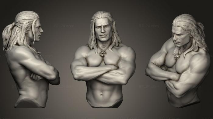 Henry Cavill The Witcher Bust