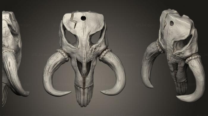 Mini Mandalorian Skull