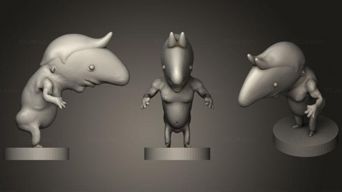 Busts of heroes and monsters (Psychicpebbles Fan Art, BUSTH_0757) 3D models for cnc