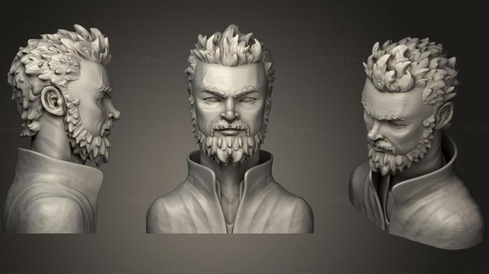 Busts of heroes and monsters (The Boys Billy Diabolical Butcher Sculpt STL, BUSTH_0821) 3D models for cnc