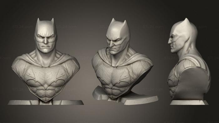 Бюсты монстры и герои (Бэтмен Уничтожил Лигу Справедливости, BUSTH_0980) 3D модель для ЧПУ станка