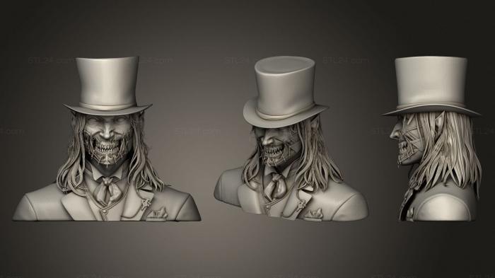 Busts of heroes and monsters (BFM Bust, BUSTH_1001) 3D models for cnc