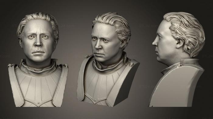 Busts of heroes and monsters (Brienne 200mm, BUSTH_1026) 3D models for cnc