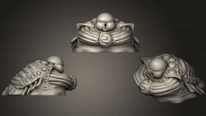Busts of heroes and monsters (Conrad 2, BUSTH_1107) 3D models for cnc