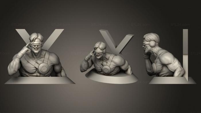 Busts of heroes and monsters (Cyclops bust, BUSTH_1115) 3D models for cnc