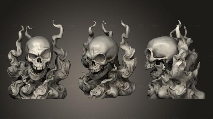 Busts of heroes and monsters (Demilich Head, BUSTH_1145) 3D models for cnc