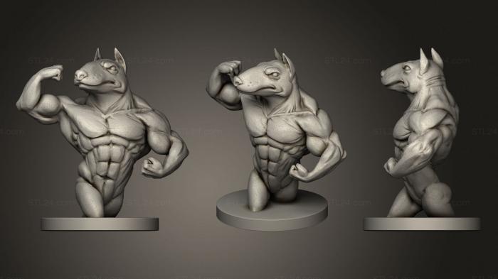Busts of heroes and monsters (Doggybuilder, BUSTH_1186) 3D models for cnc
