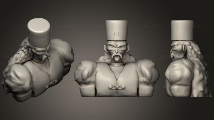 Busts of heroes and monsters (Dr Gero Bust 2 2, BUSTH_1191) 3D models for cnc