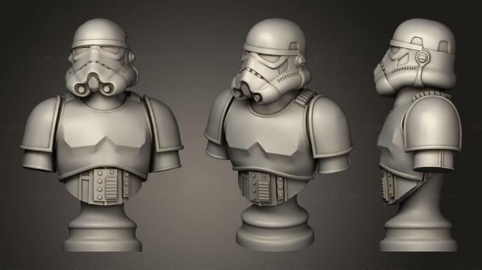First Order Storm Trooper Bust seberdra