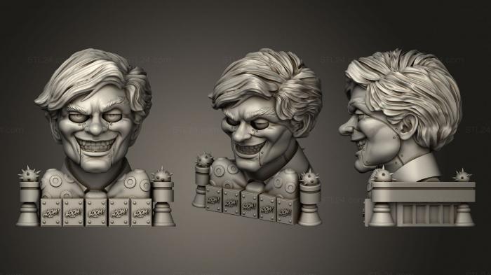 Busts of heroes and monsters (Gamemaster, BUSTH_1283) 3D models for cnc